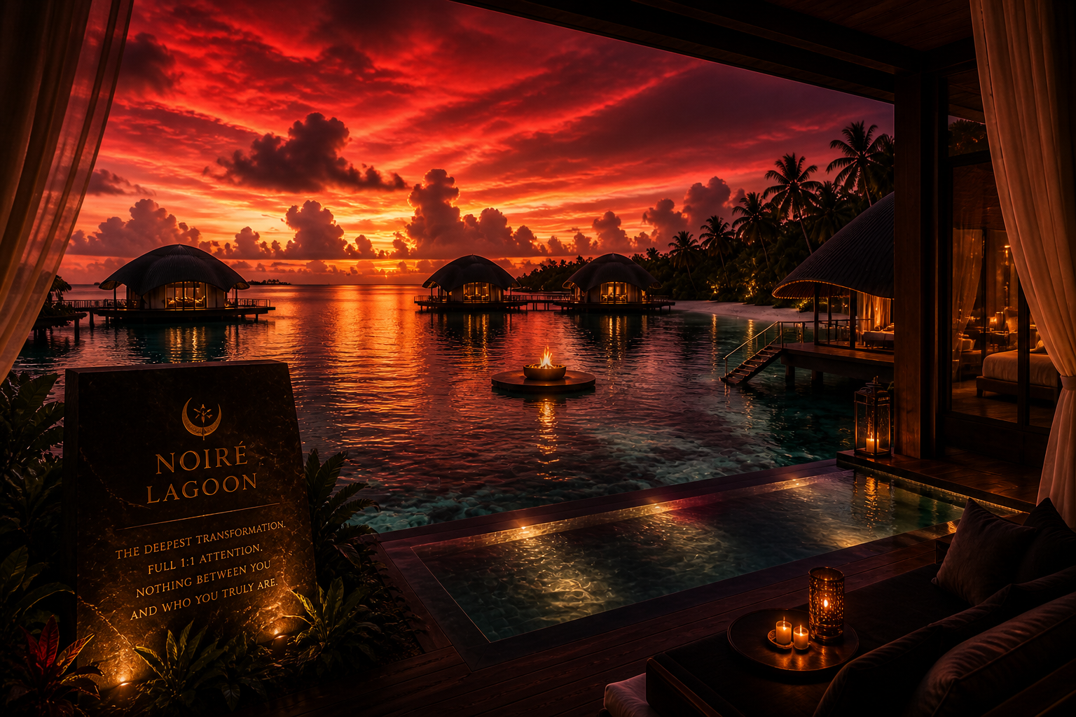 noire lagoon liggend